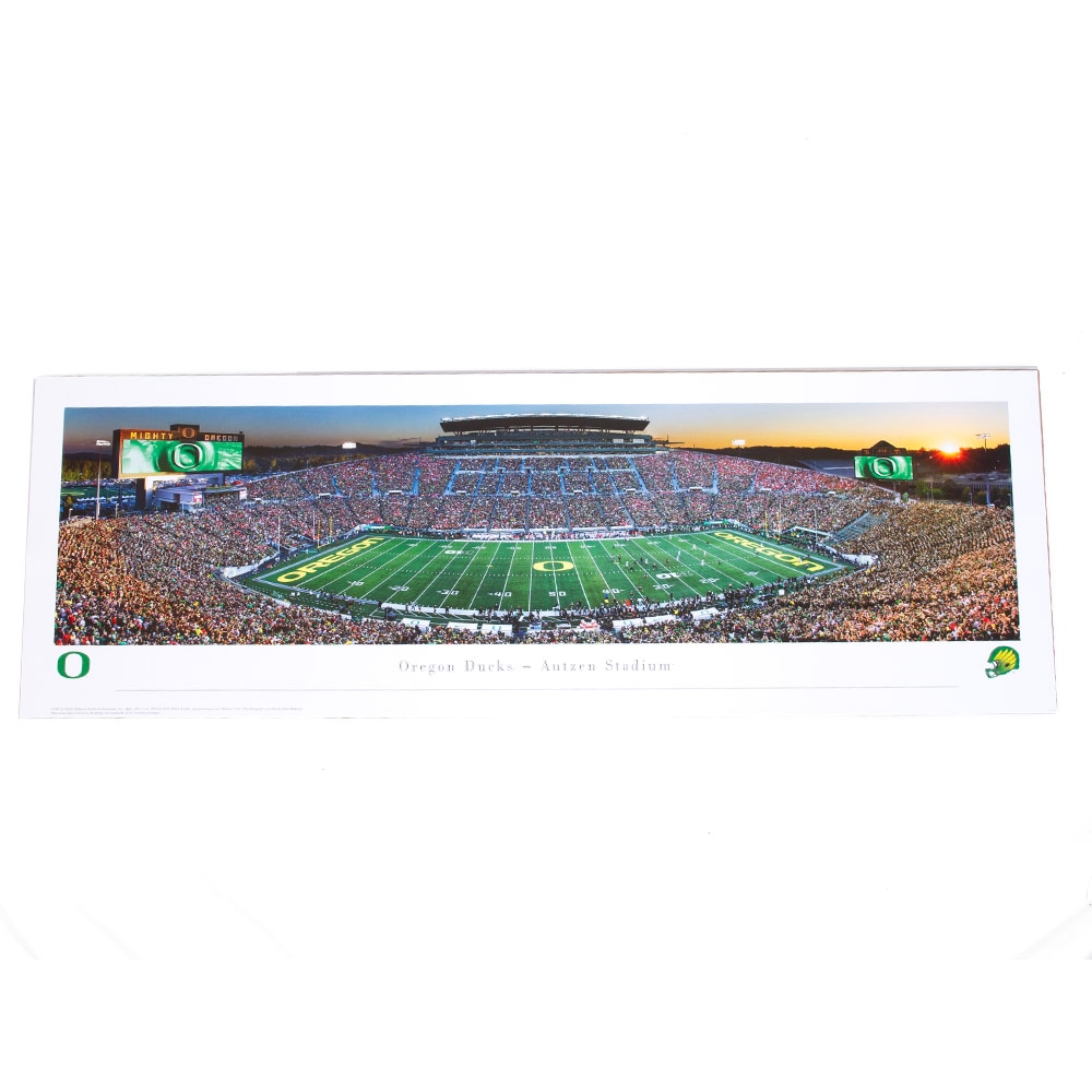 Autzen Stadium, Posters, Gifts, Football, Blakeway, Stadium Twilight, Panorama, 2024, Tubed, 906443